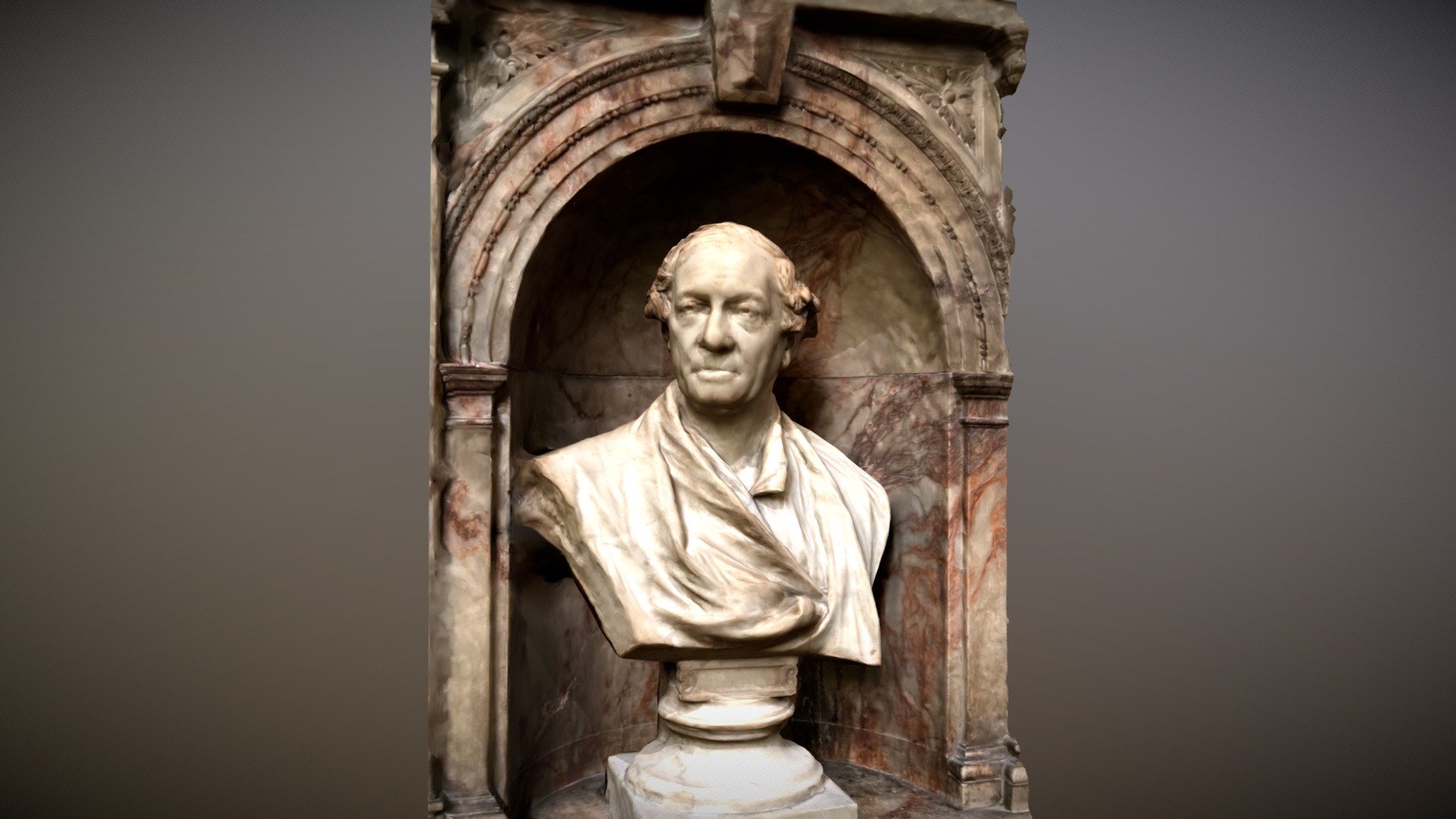 Thomas Brassey Bust Buy Royalty Free 3D model by blackfirefilms