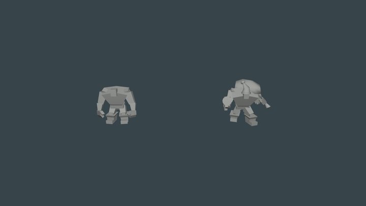 test orc blocking 3D Model