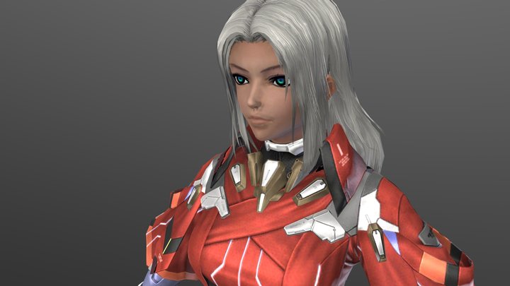 Elma Xenoblade 3D Model