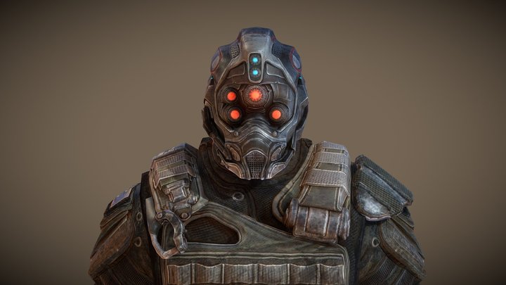 Bulletstorm - Final Echo Elite Soldier 3D Model