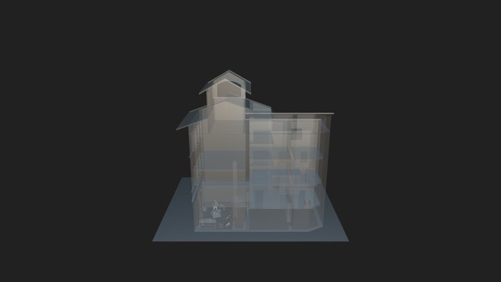 Workshop Scale1/100 3D Model