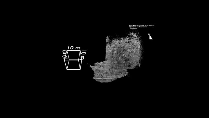 Gouffre du Trotti aux Fosses, Belgique 3D Model