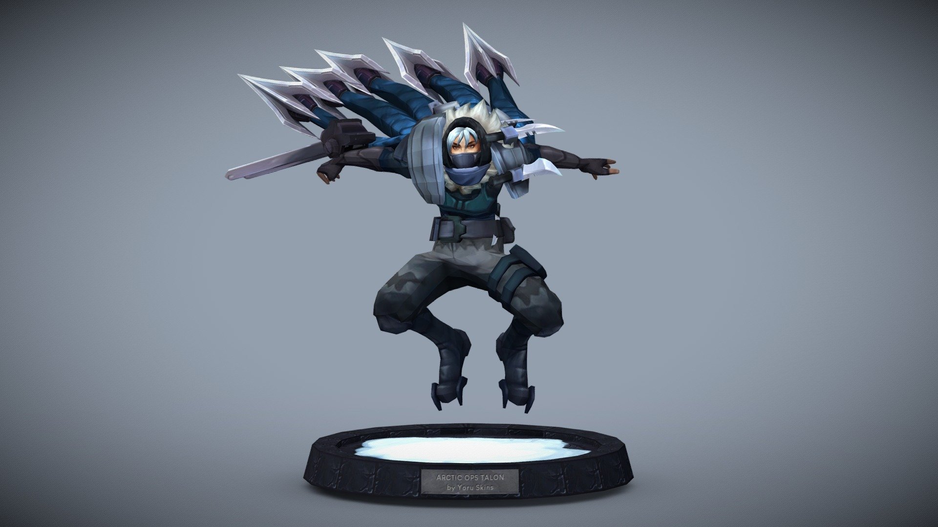 ArtStation - Arctic Ops Talon [League of Legends Custom Skin]