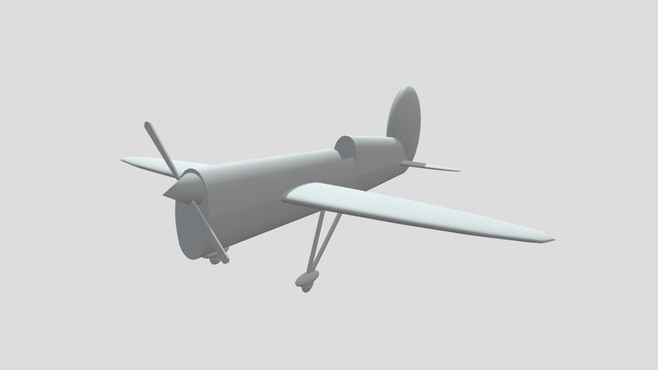 Plane_Game_Art 3D Model