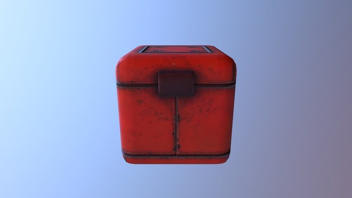 Mesh Crate03 3D Model