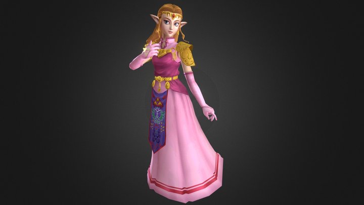 Zelda Ocarina Of Time Unused Woman - 3D model by K98modeler (@K98modeler)  [43d7966]