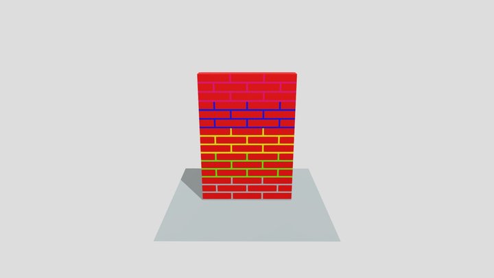 Brick wall - skills4reuse.com 3D Model