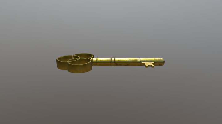 Key Gold 3D Model