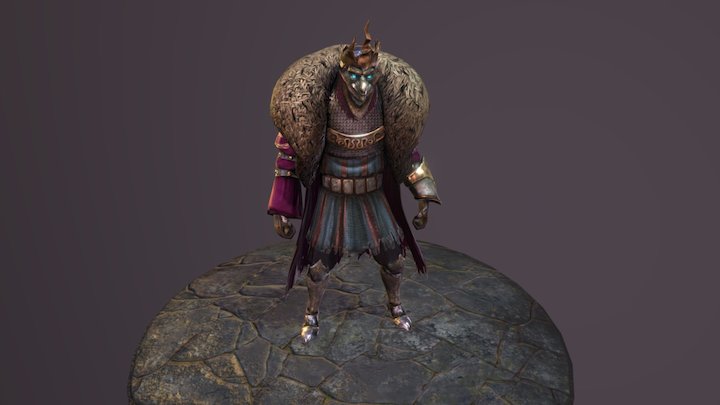 The Mad King 3D Model