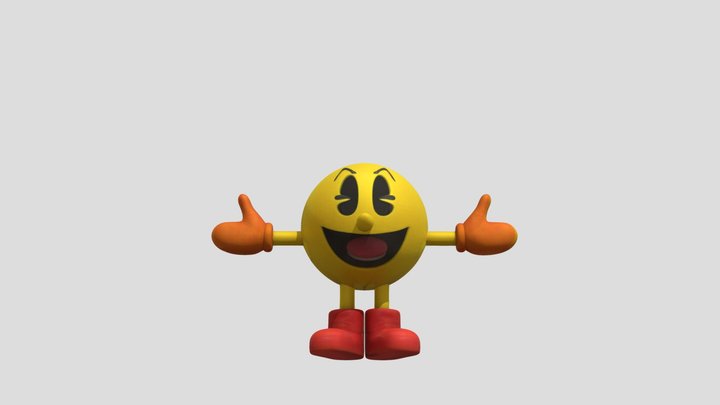 Pac-Man 3D Model