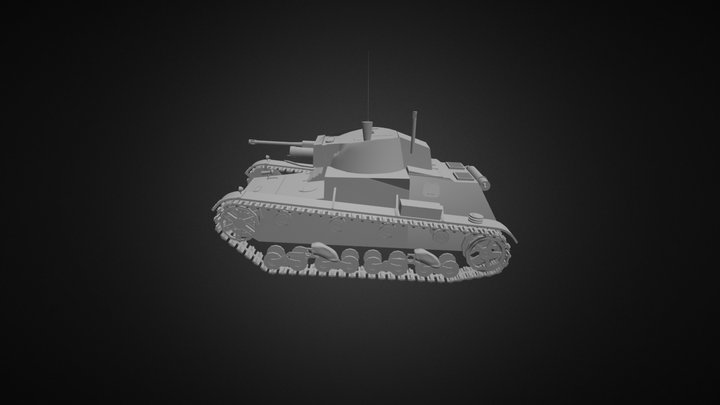 7TP Tank 3D Model