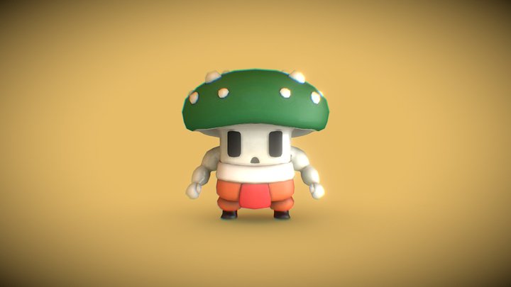 Stronk Shroom 3D Model