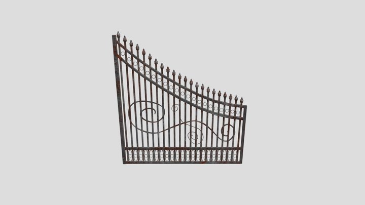 Metallic gate 3D Model