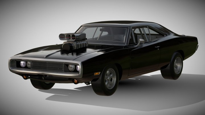 1970 Dodge Charger R/T Fast & Furious – Free 3D Model STL
