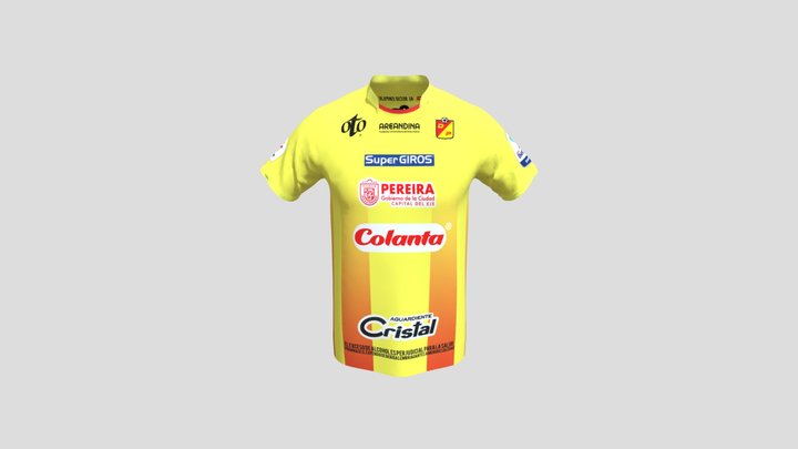 Camisa Deportivo Pereira - 2021 3D Model