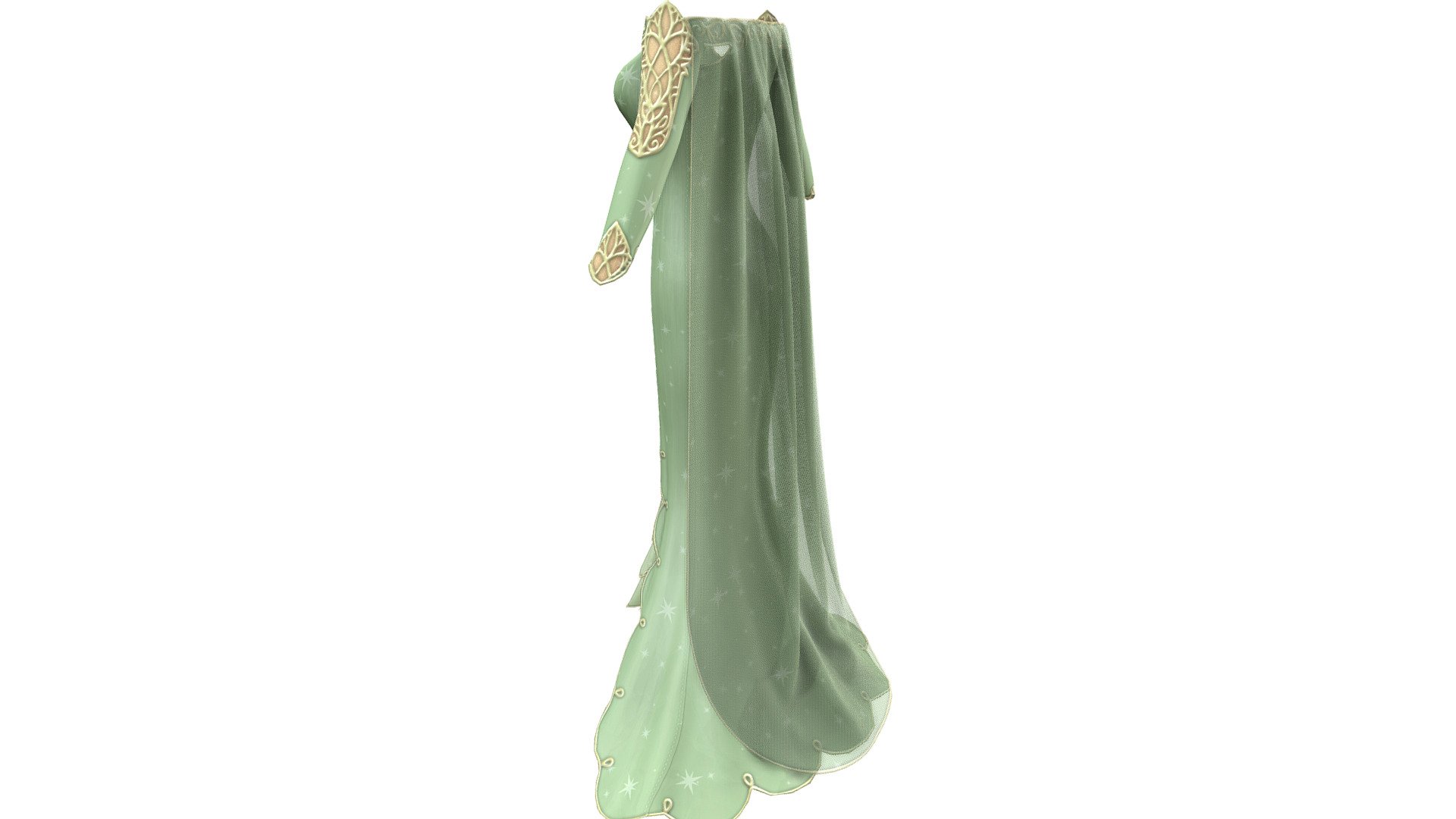 Female Elven Gown - Buy Royalty Free 3D model by 3dia [cb4d3b3 ...