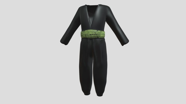 3D Kurdish Dress 3D Model