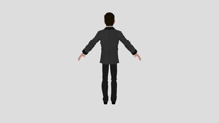 John Lennon The Cavern Outfit 02 3D Model