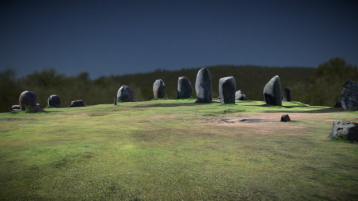 Cromelech de Vale Maria do Meio - Évora 3D Model