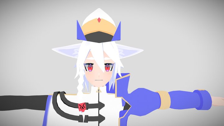 Admiral Attire 3D Model