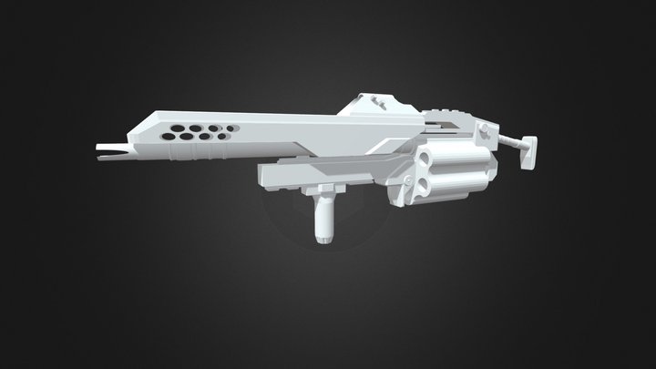 Heavy Assault Rifle 3D Model