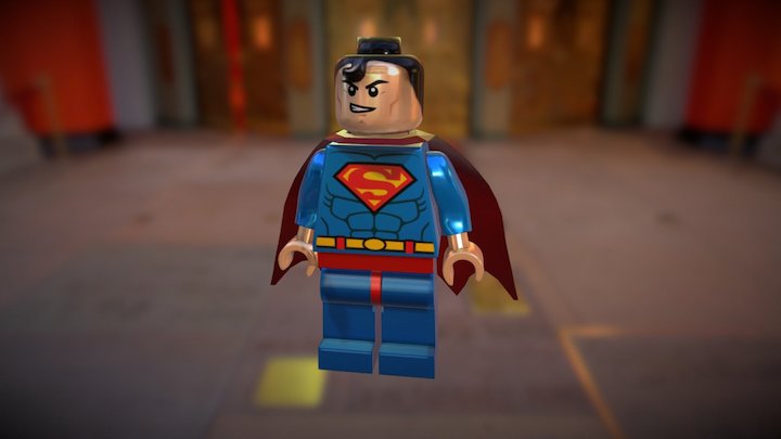 Superman 3D Model