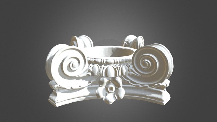 Old Column Base 3D Model