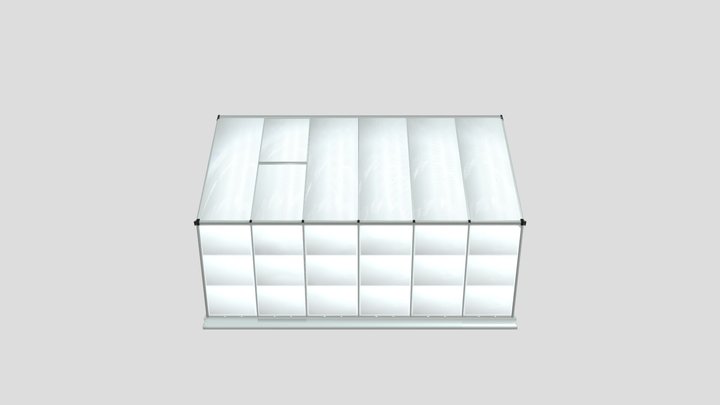 Drivhus Balance 8 7 M2 – Kostenloses 3D-Modell STL
