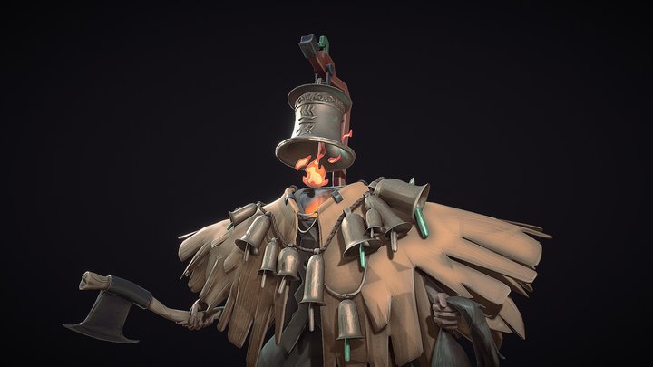 Stylized Creation Character - Mountain Spirit 3D Model