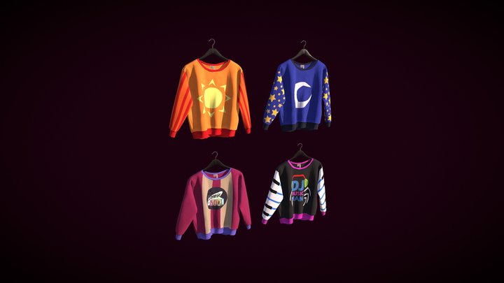 FNAF Sweaters | Fan Art 3D Model