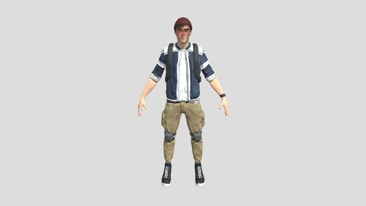 Player Character - Dog Days 3D Model