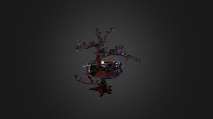 Village In The Tree 3D Model