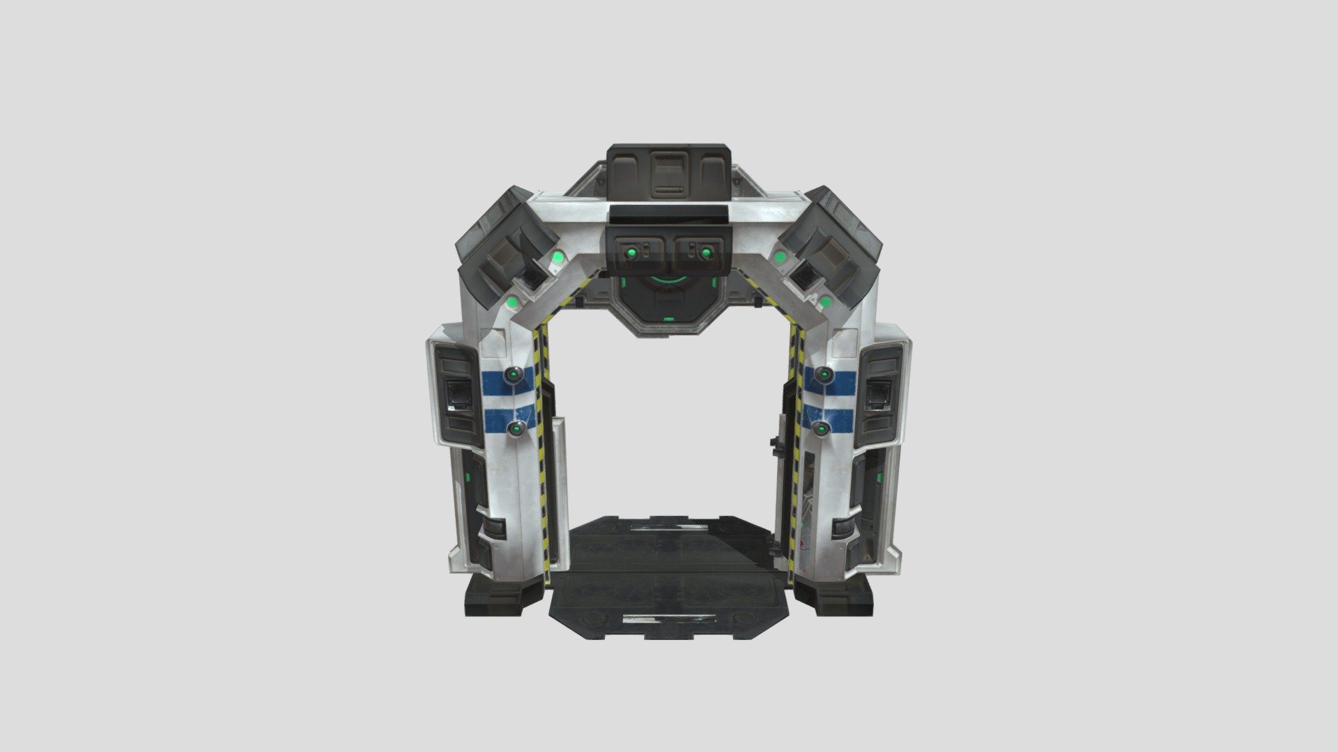 Sifi door loops practice - 3D model by MayaPXN [cb536c0] - Sketchfab
