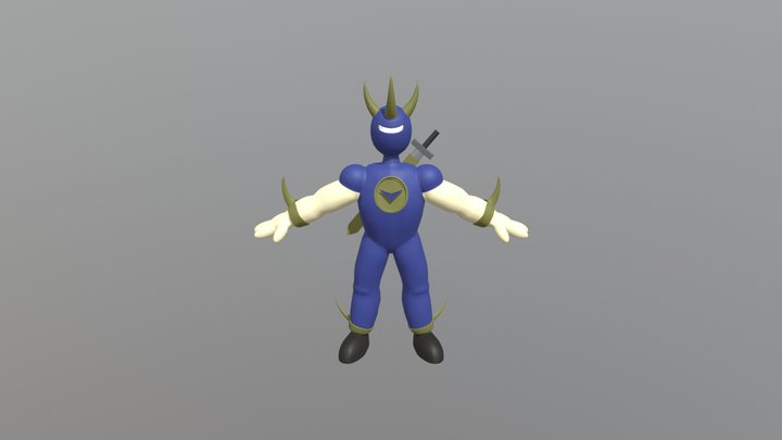 Ninja Man 3D Model