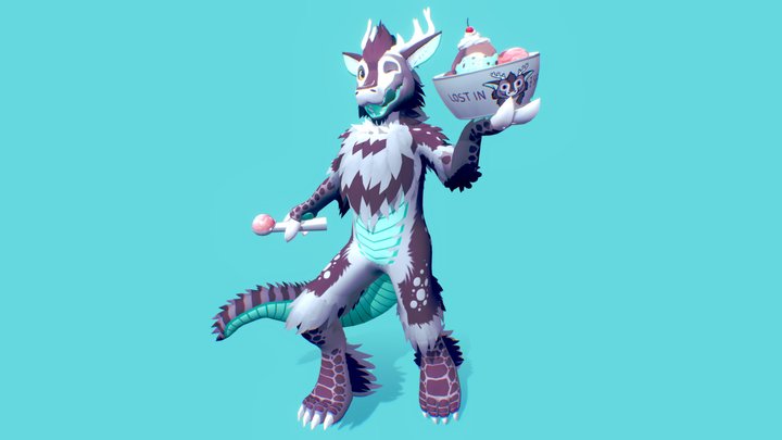 Hypnowings - Commission 3D Model