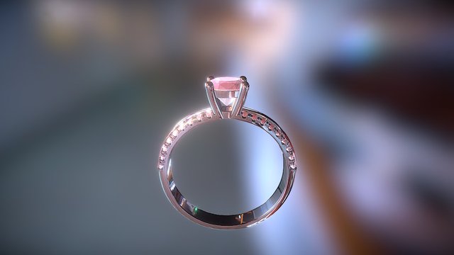Dimond Ring 3D Model