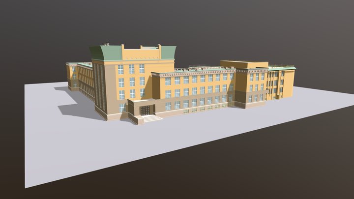 High school 3D Model