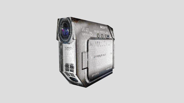 sony camera psx lowpoly 3D Model