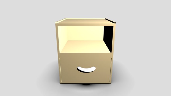 mesita de luz 3D Model