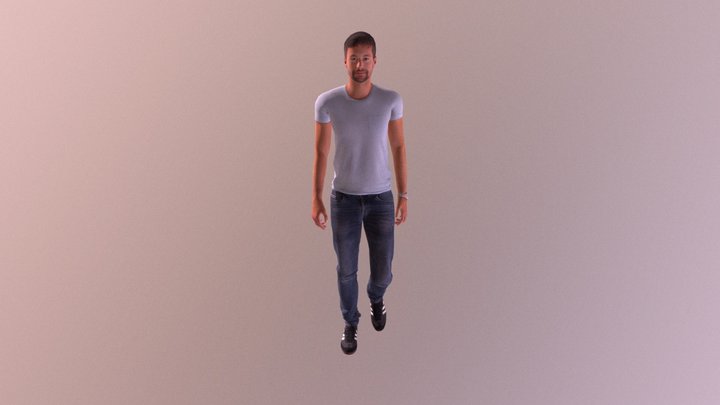 Rp Nathan Animated 003 Walking 3D Model