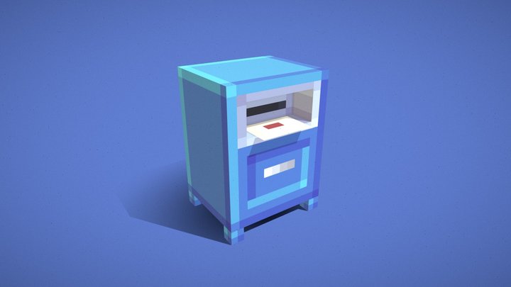 Minecraft mailbox – Free 3D Model STL