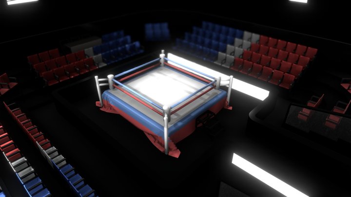 Boxing Ring 3D Model