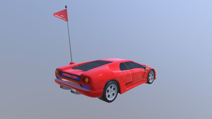 Crimson Fury 3D Model