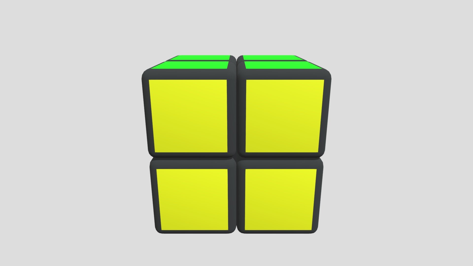2X2 Cube - 3D model by mujahidin [cb5c4a4] - Sketchfab