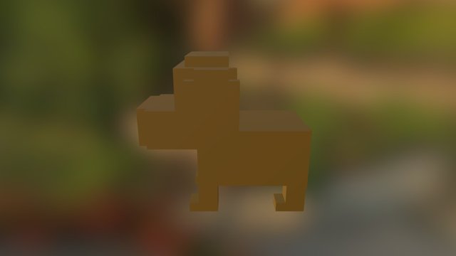 Dog 3D Model