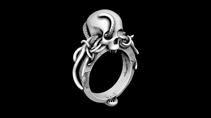 Inktober Day 01 - Ring - Patricia Mischa Lopes 3D Model