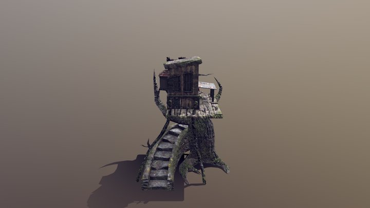 CreepyHouse 3D Model