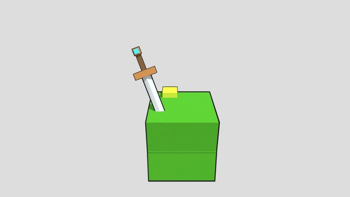 Green Slime 3D Model