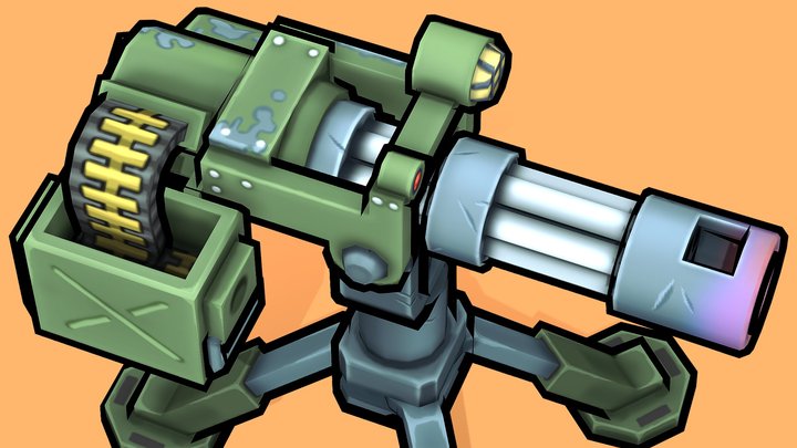 Turret 3D Model