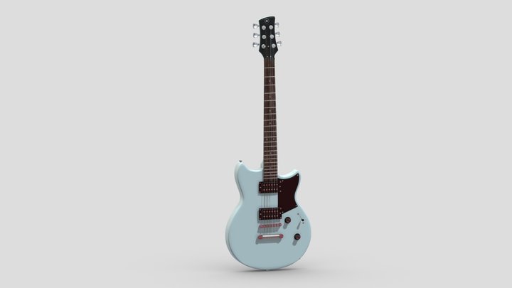 Yamaha Electric Guitar RS320 3D Model